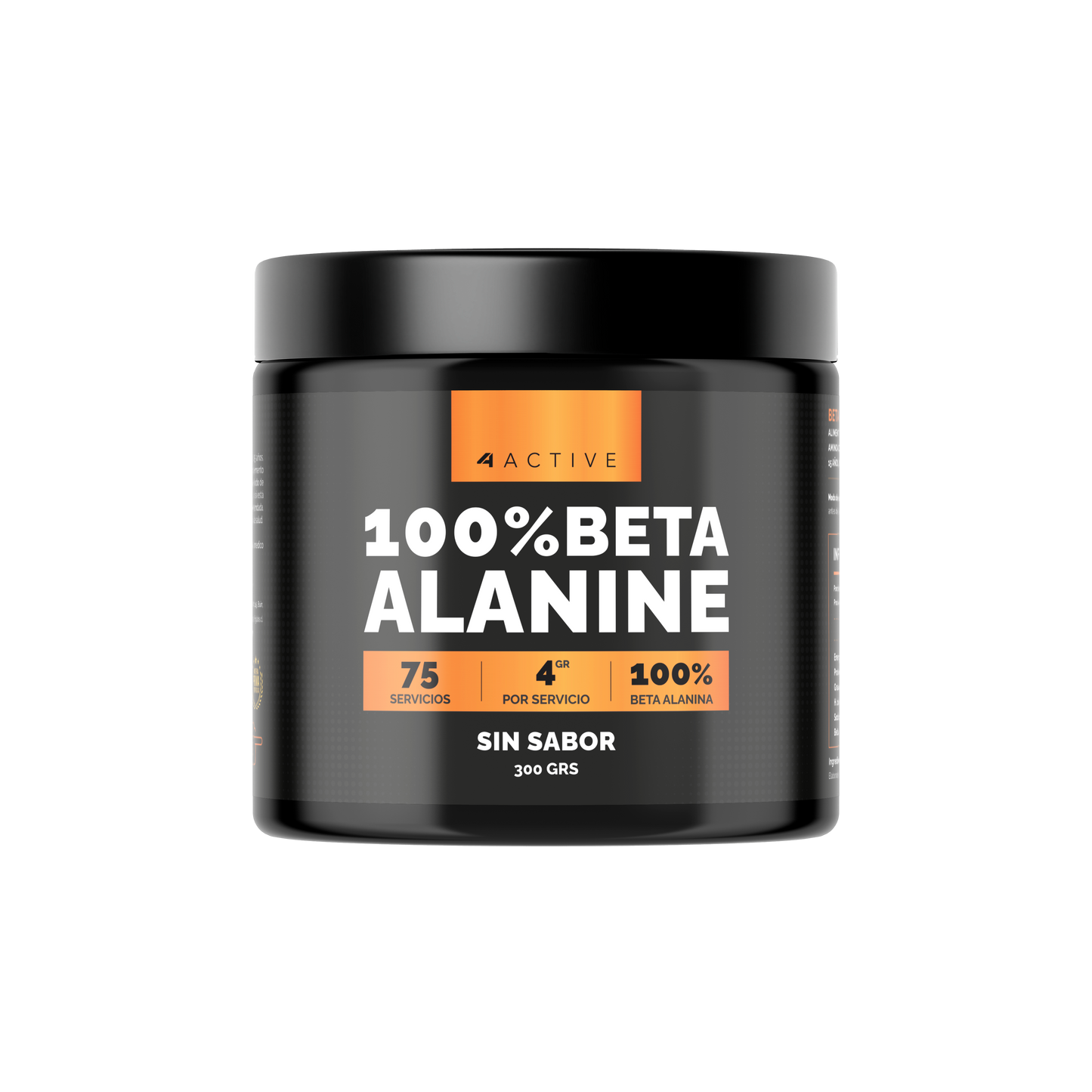 4Active 100% Beta-Alanine - 300 Grs