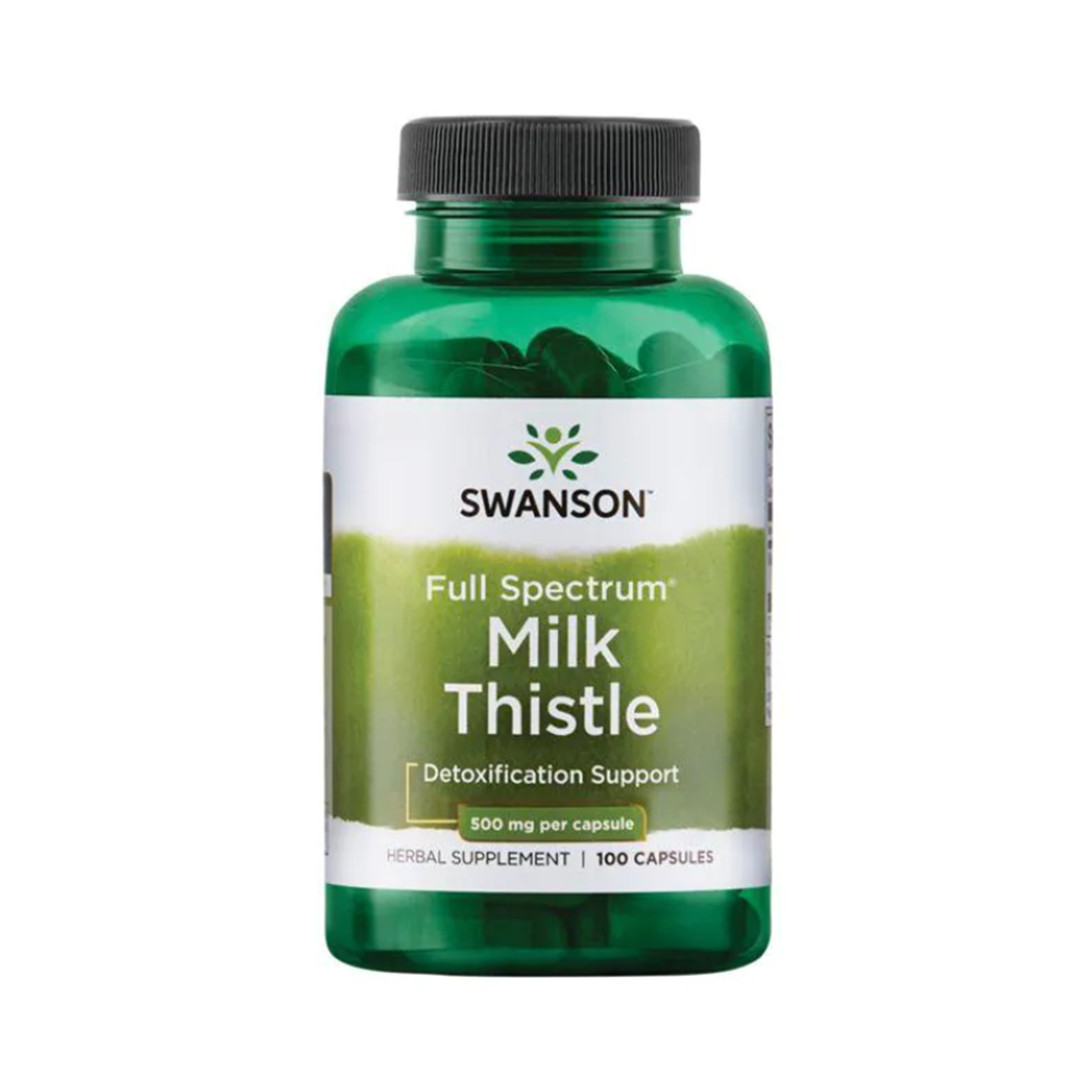 Swanson Full Spectrum Milk Thistle 500mg 100 Caps