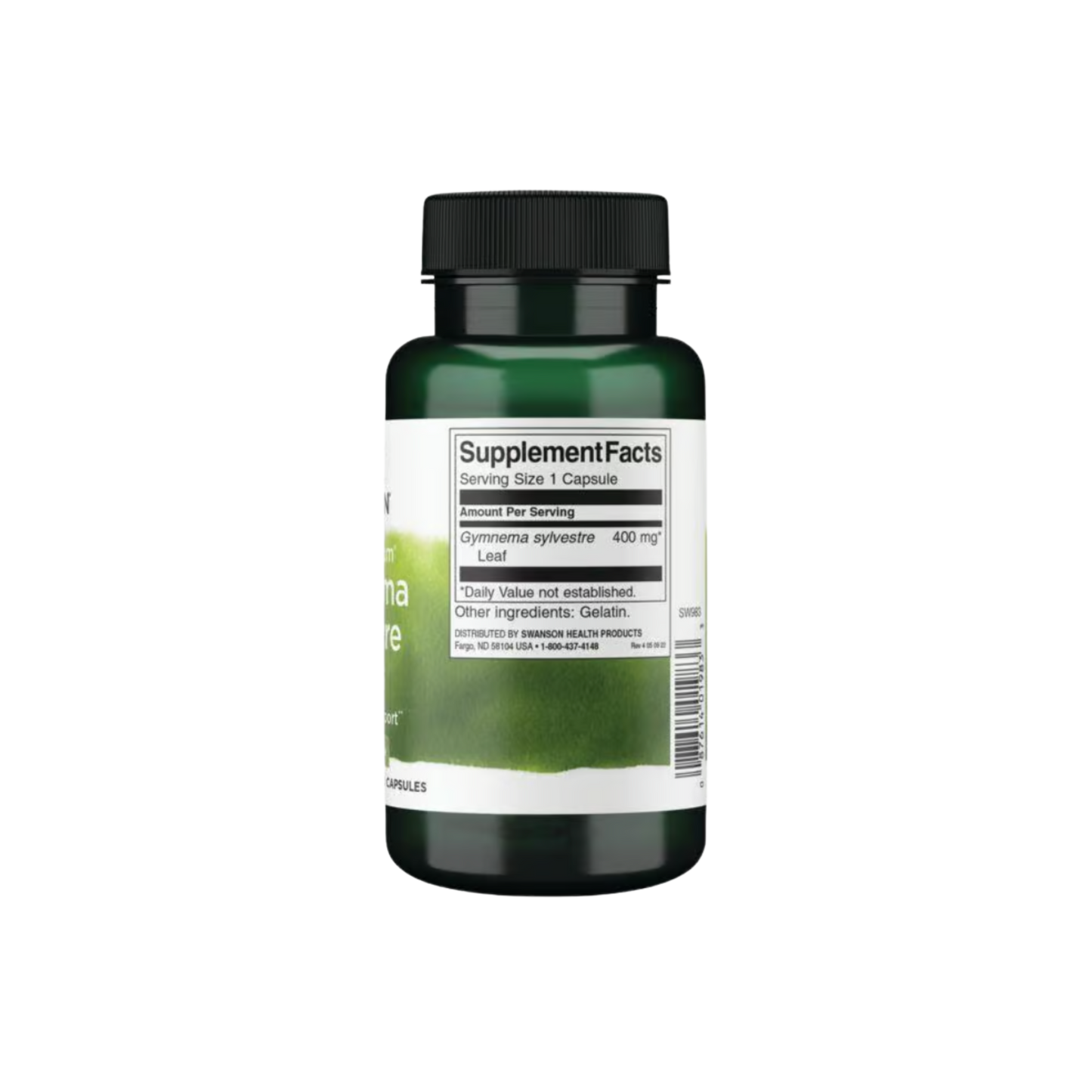 Swanson Full Spectrum Gymnema Sylvestre Leaf 400mg 100 Caps
