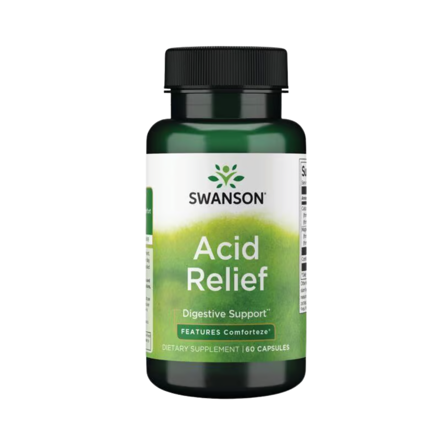 Swanson Acid Relief - Featuring Comforteze 60 Capsulas