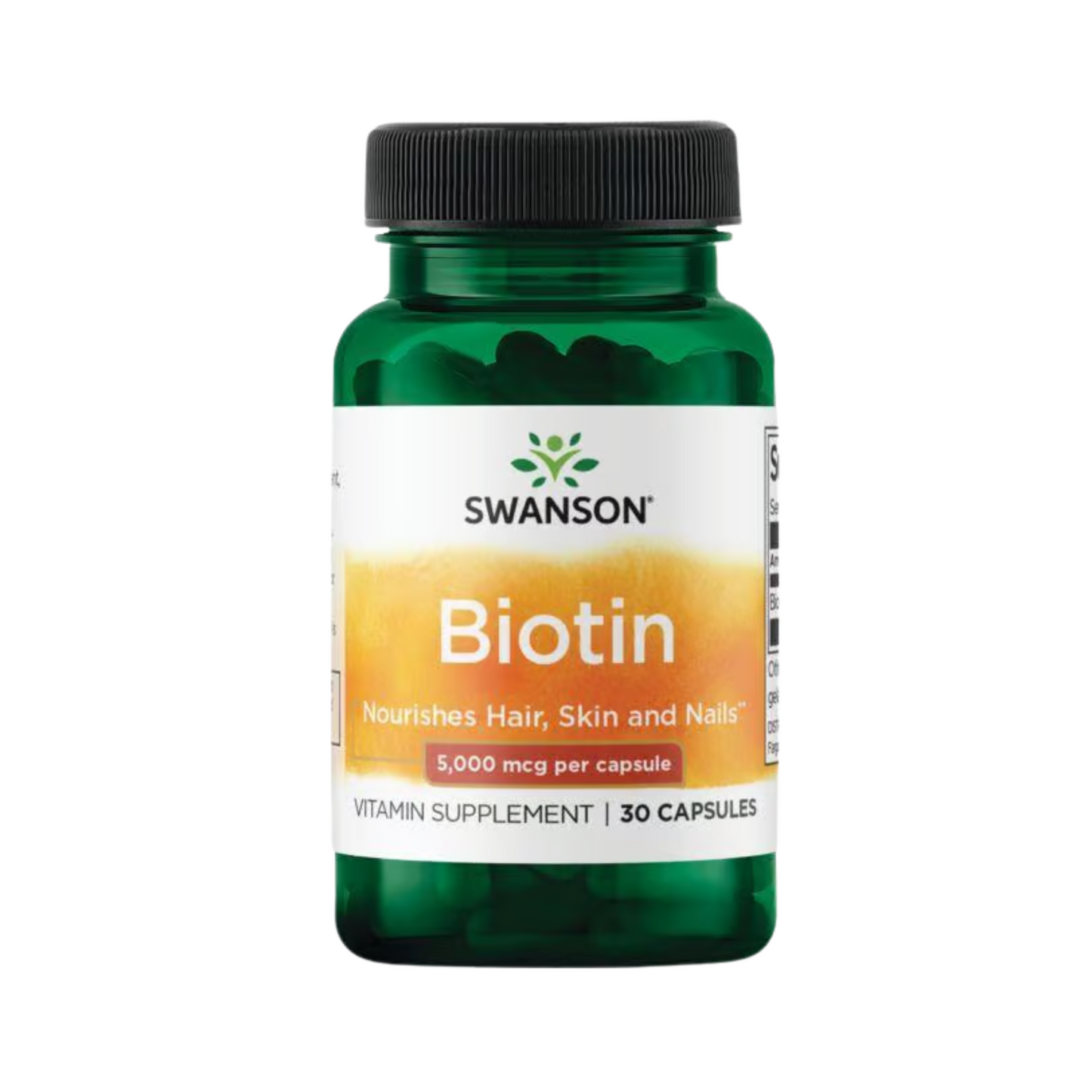Swanson Biotin 5.000 mcg 30 Capsulas