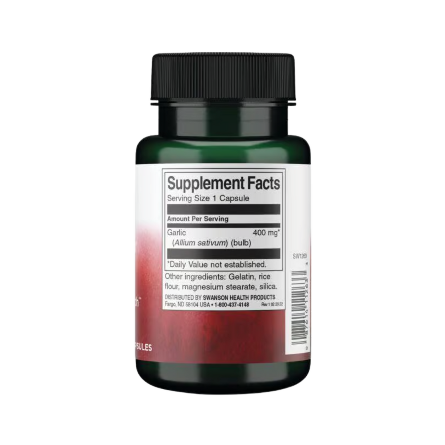 Swanson Full Spectrum Garlic 400 mg 60 Caps
