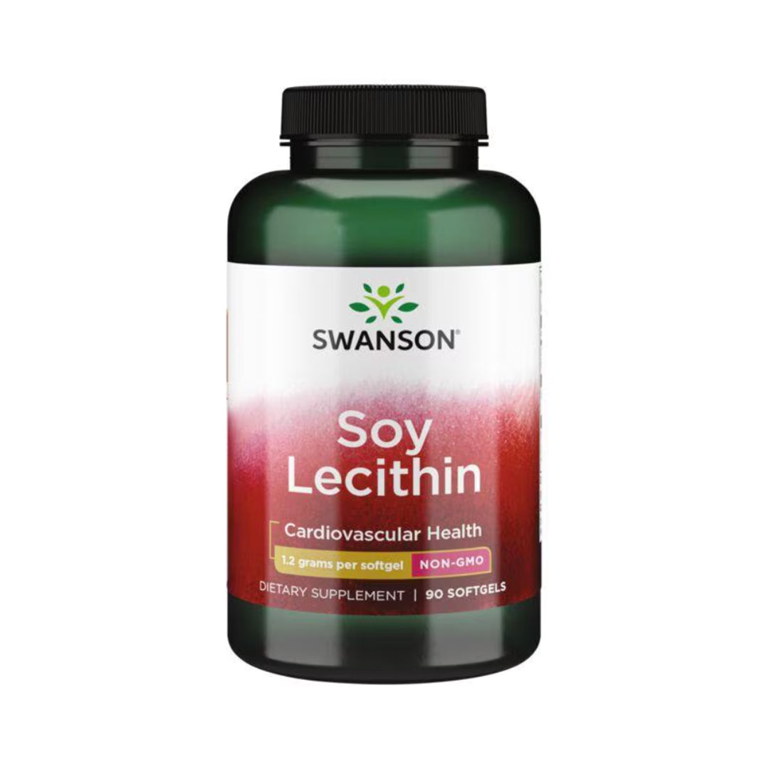 Swanson Soy Lecithin Non-gmo 1.2g 90 Sgels