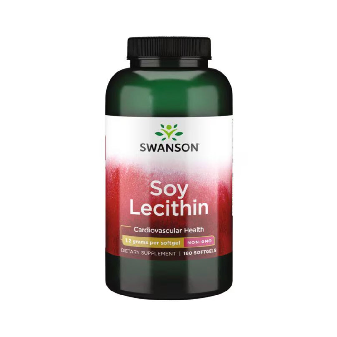 Swanson Soy Lecithin Non-gmo 1.2g 180 Sgels