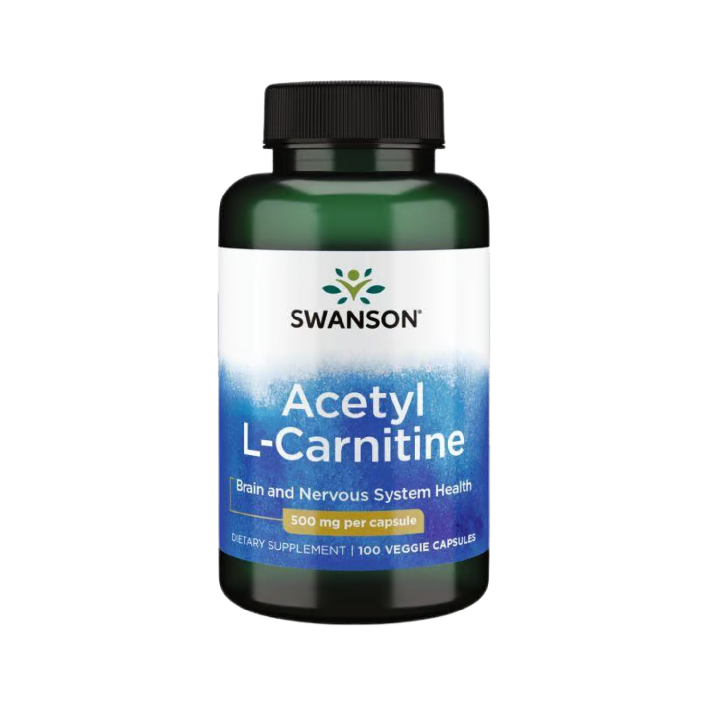 Swanson Acetyl L-Carnitine 500 mg 100 Veg Caps