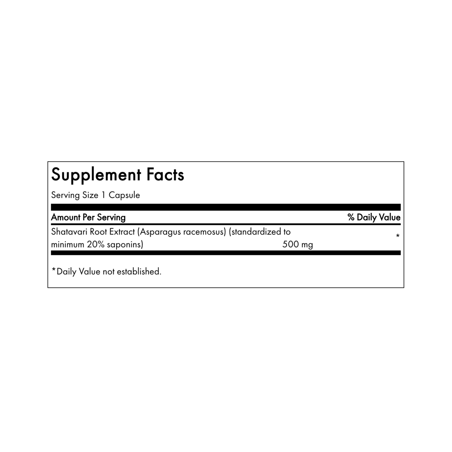 Swanson Shatavari Root Extract - Satandarized 500mg 120 Caps