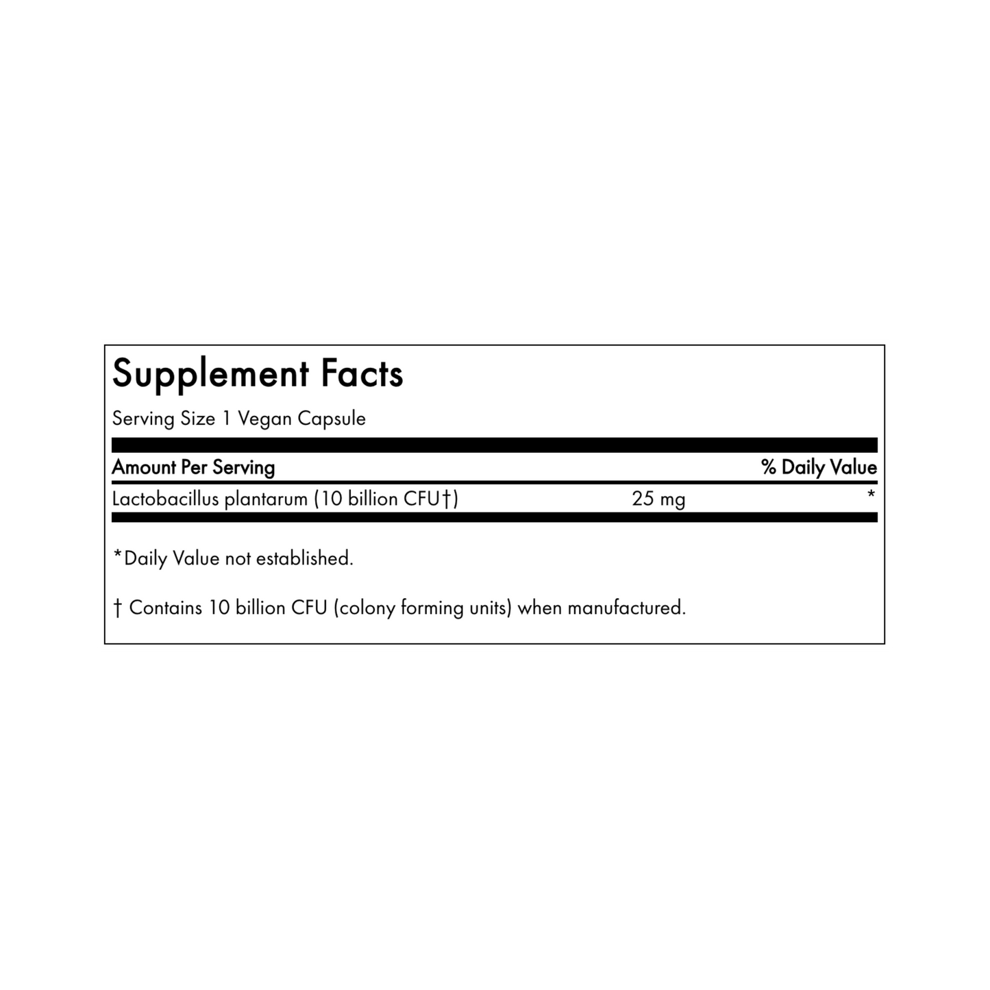 Swanson L Plantarum Probiotic 10 Billion Cfu 30 Veg Caps