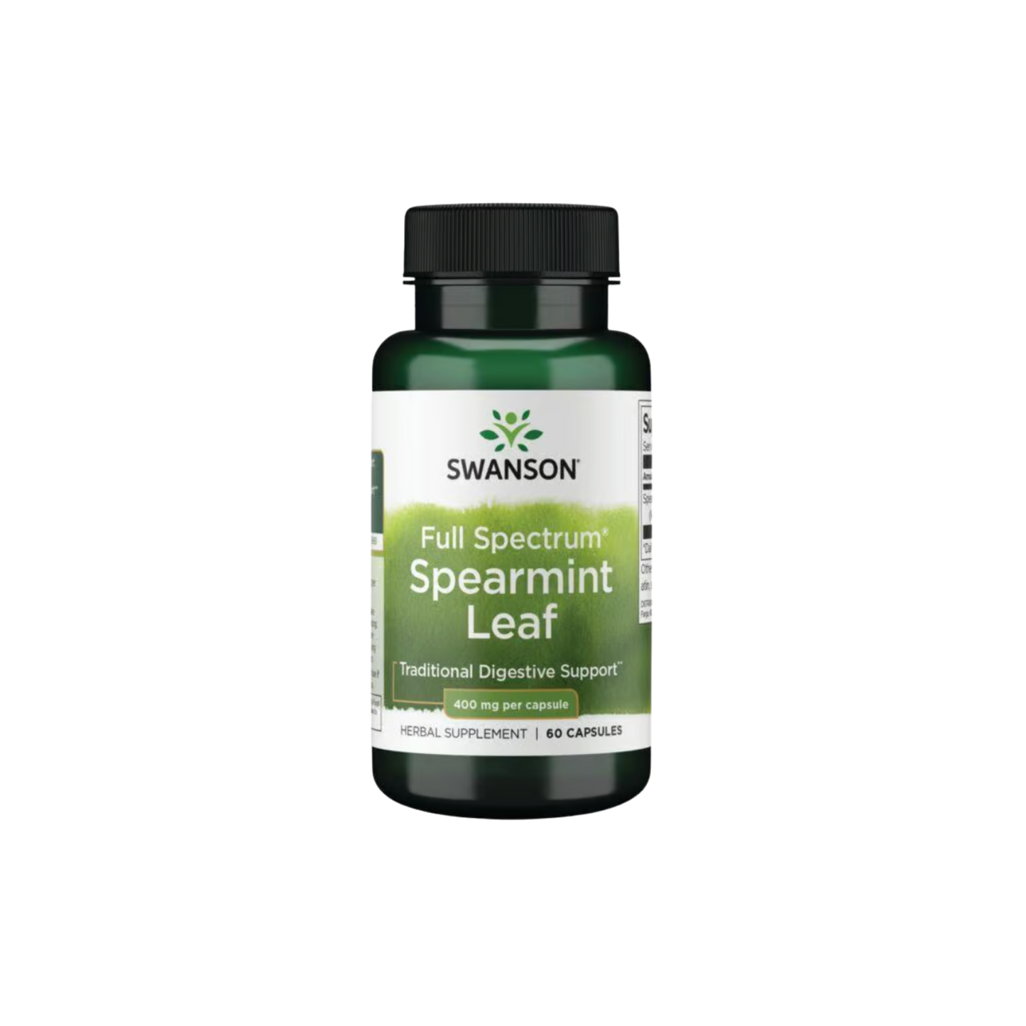 Swanson Full Spectrum Spearmint Leaf 400 Mg 60 Caps
