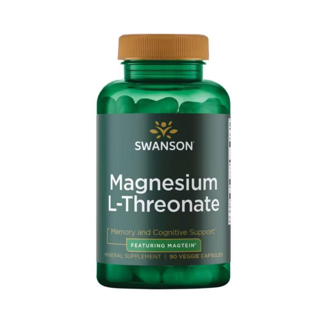 Swanson Magnesium L-threonate Featuring Magtein 90 Veg Caps