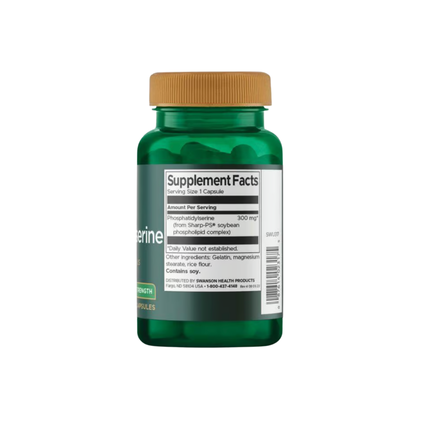Swanson Phosphatidylserine - Triple Strength 300mg 30 Caps