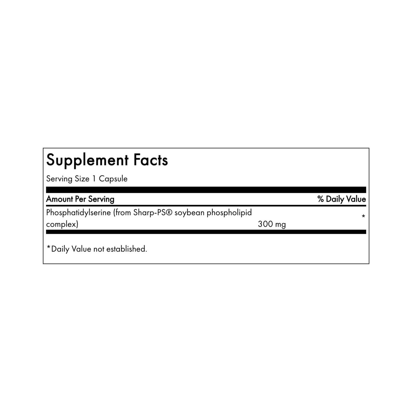 Swanson Phosphatidylserine - Triple Strength 300mg 30 Caps