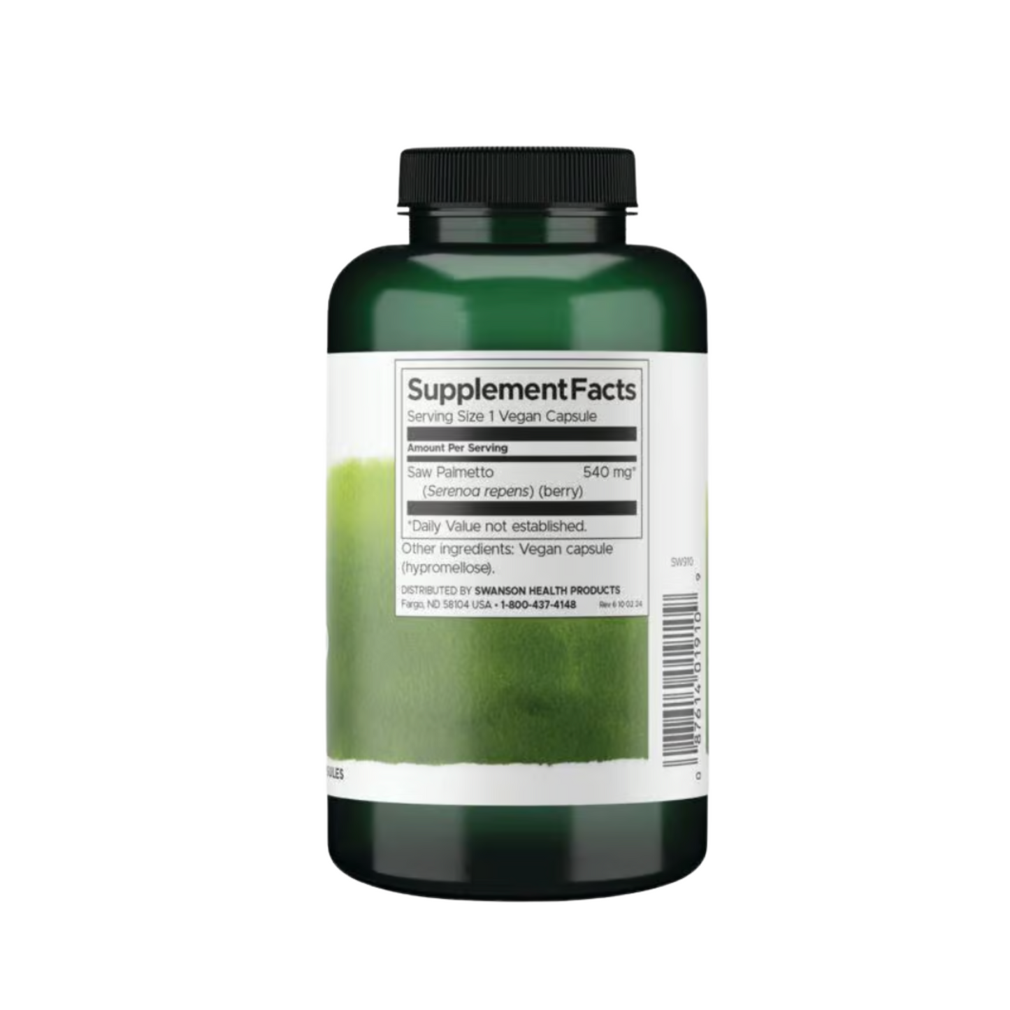 Swanson Saw Palmetto 540mg 250 Caps