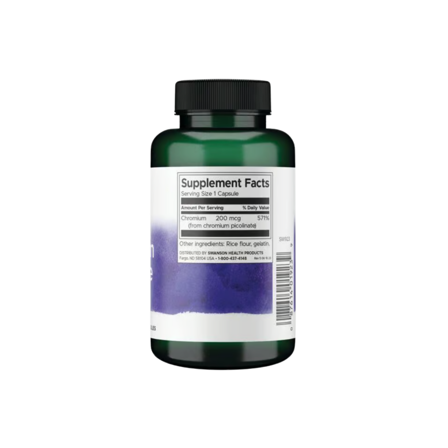 Swanson Chromium Picolinate 200mcg 200 Caps