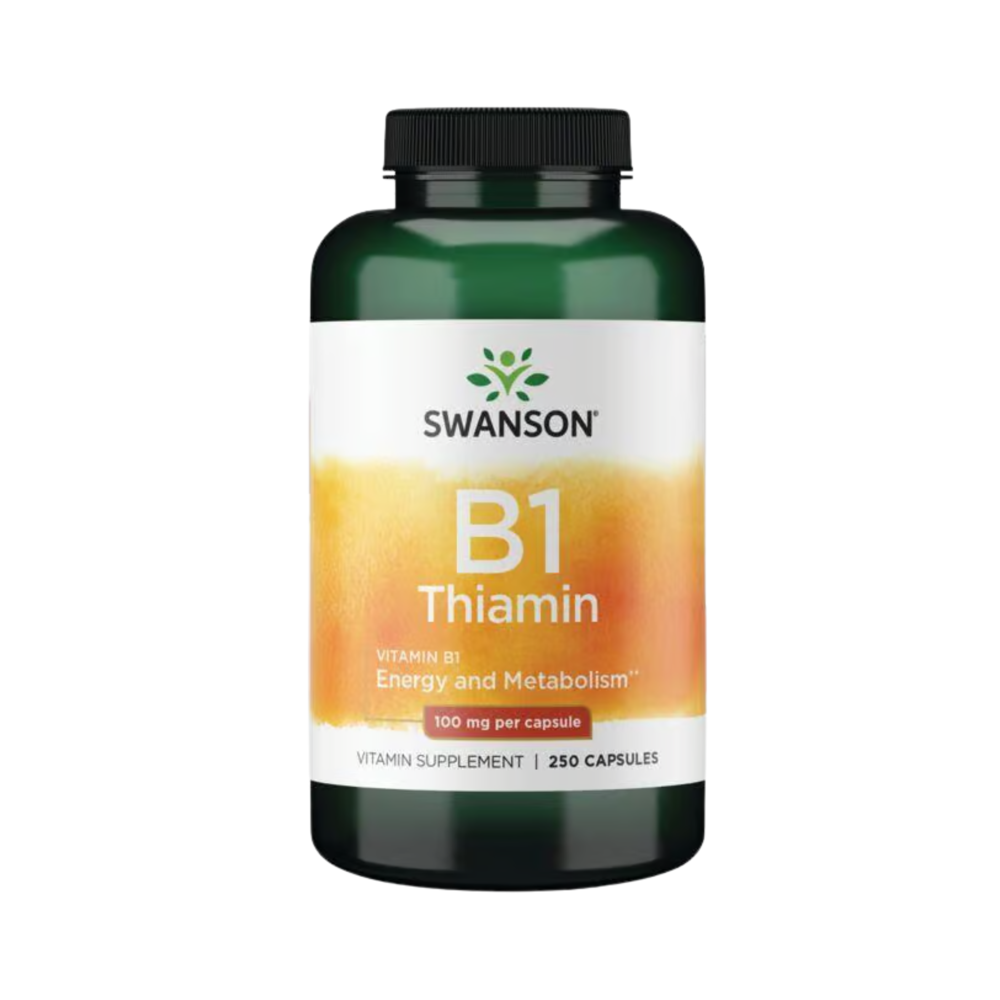 Swanson Vitamin B1 Thiamin 100 Mg 250 Capsulas – Global Nutrition CL
