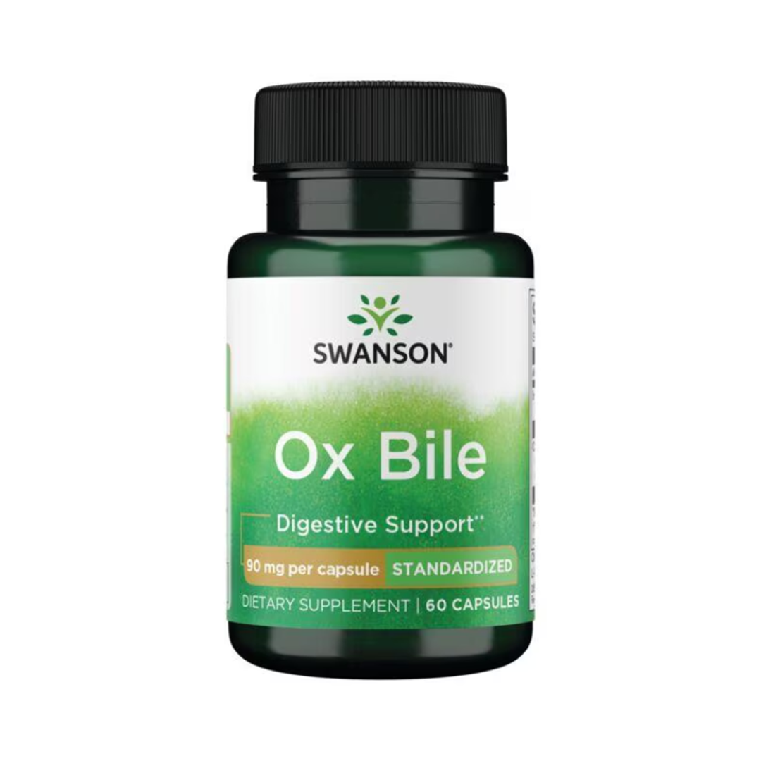 Swanson Ox Bile - Standarized 90 Mg 60 Caps