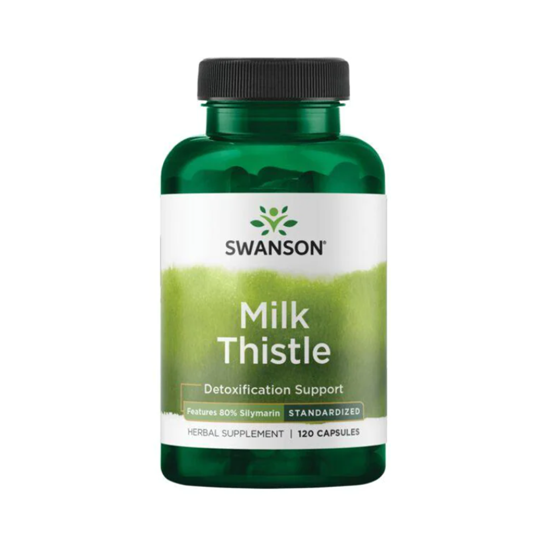 Swanson Milk Thisthle - Features 80% Sylmarin 120 Caps
