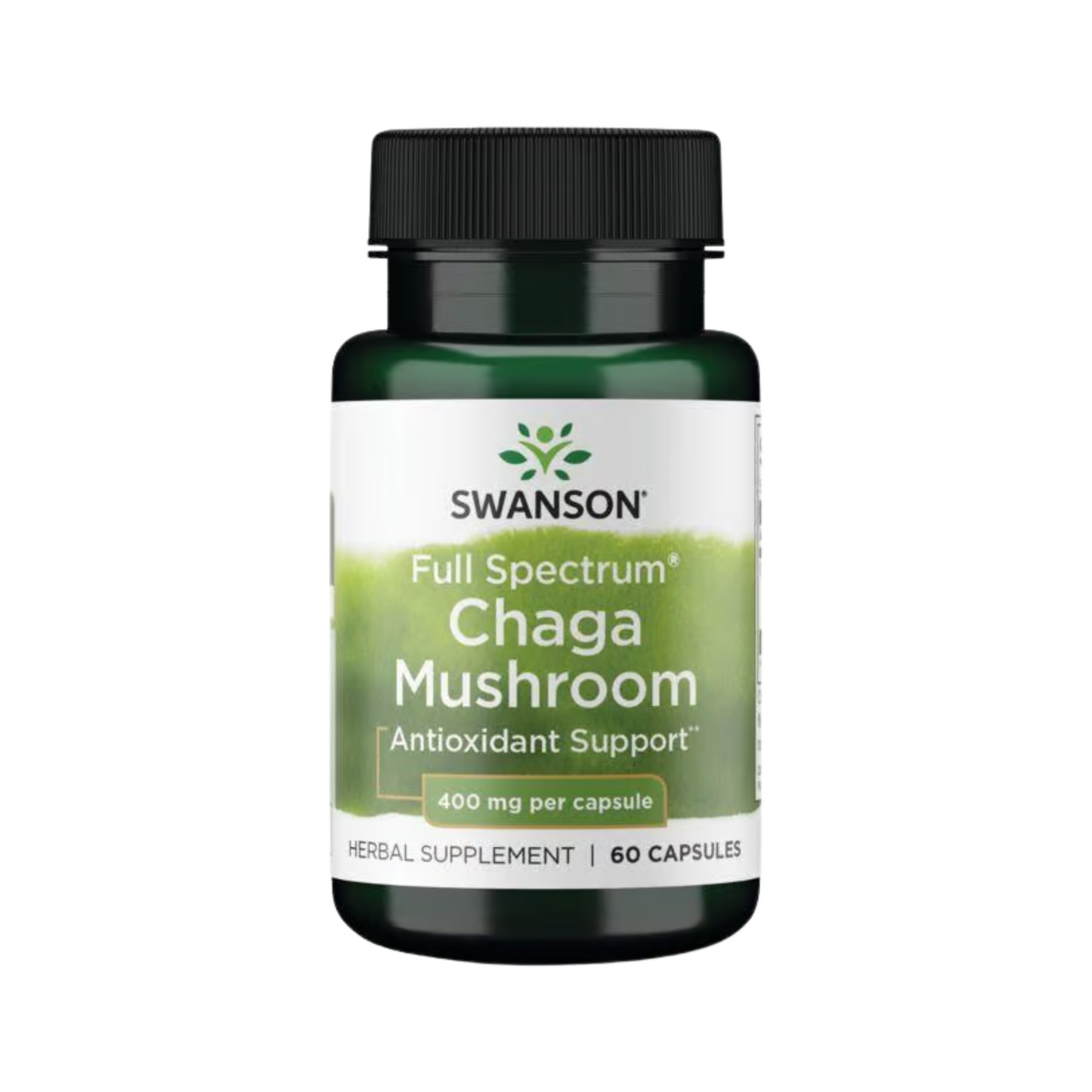 Swanson Full Spectrum Chaga Mushroom 400 mg 60 Capsulas