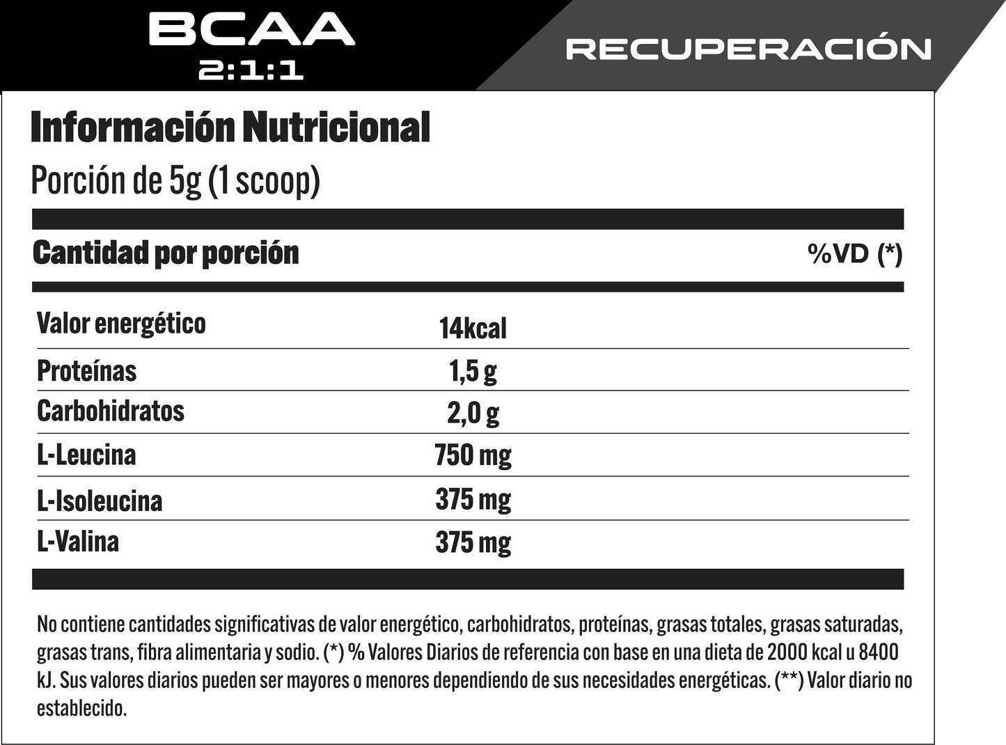XPro Nutrition - BCAA Drink 100g