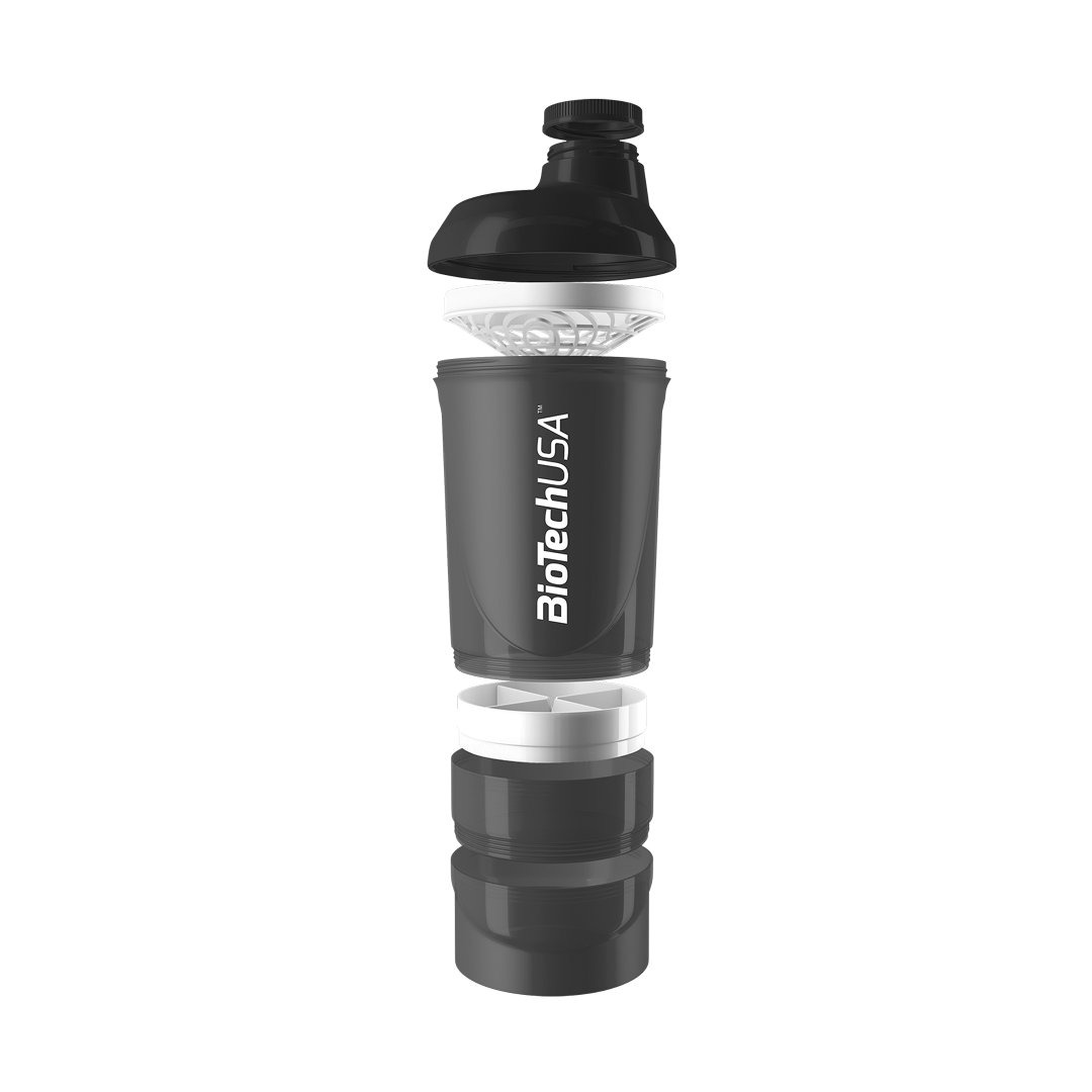 BiotechUSA Shaker Wave 600ml 2 Compartimientos