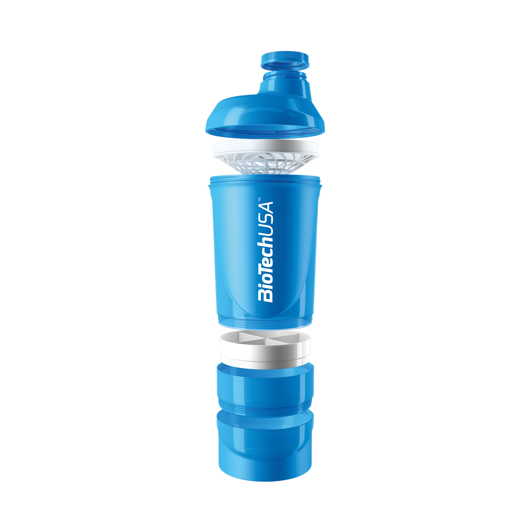 BiotechUSA Shaker Wave 600ml 2 Compartimientos