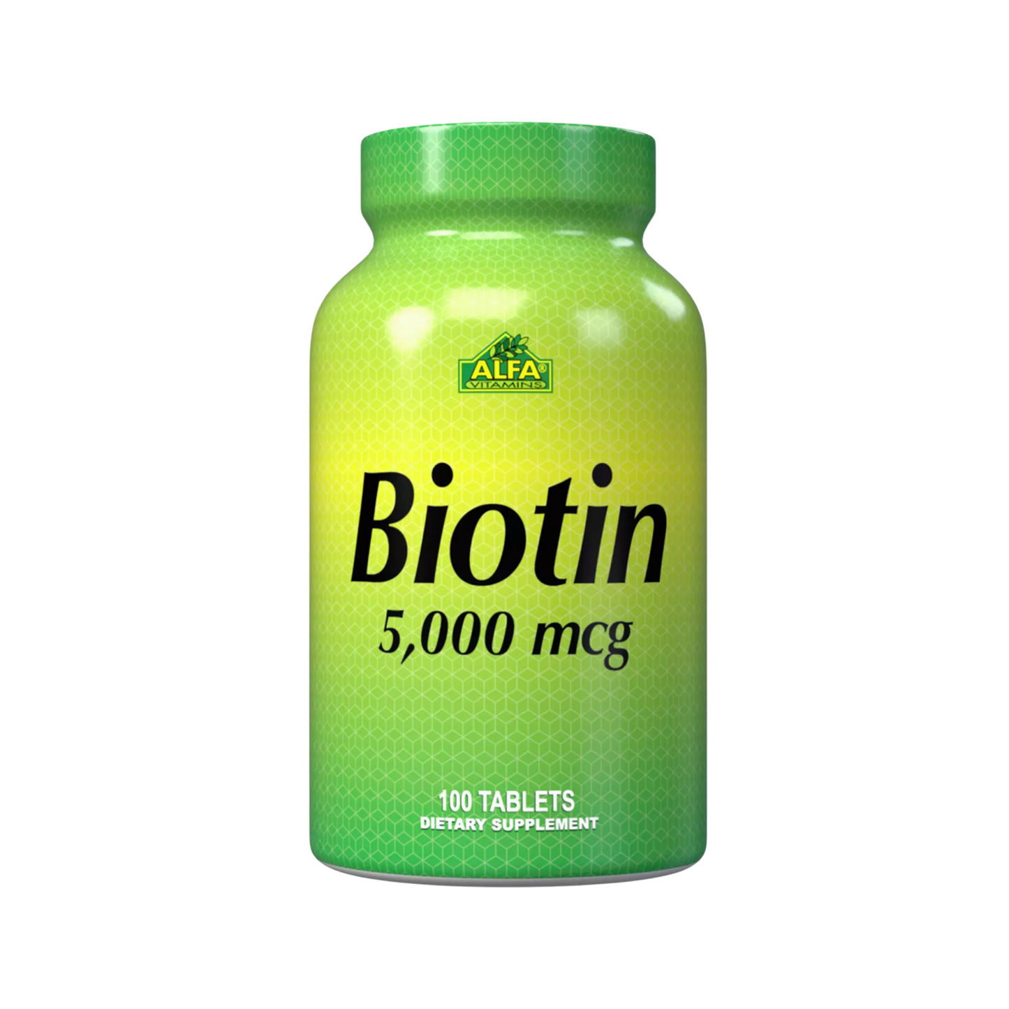 Alfa Vitamins Biotin 5,000 Mcg 100 Tabletas