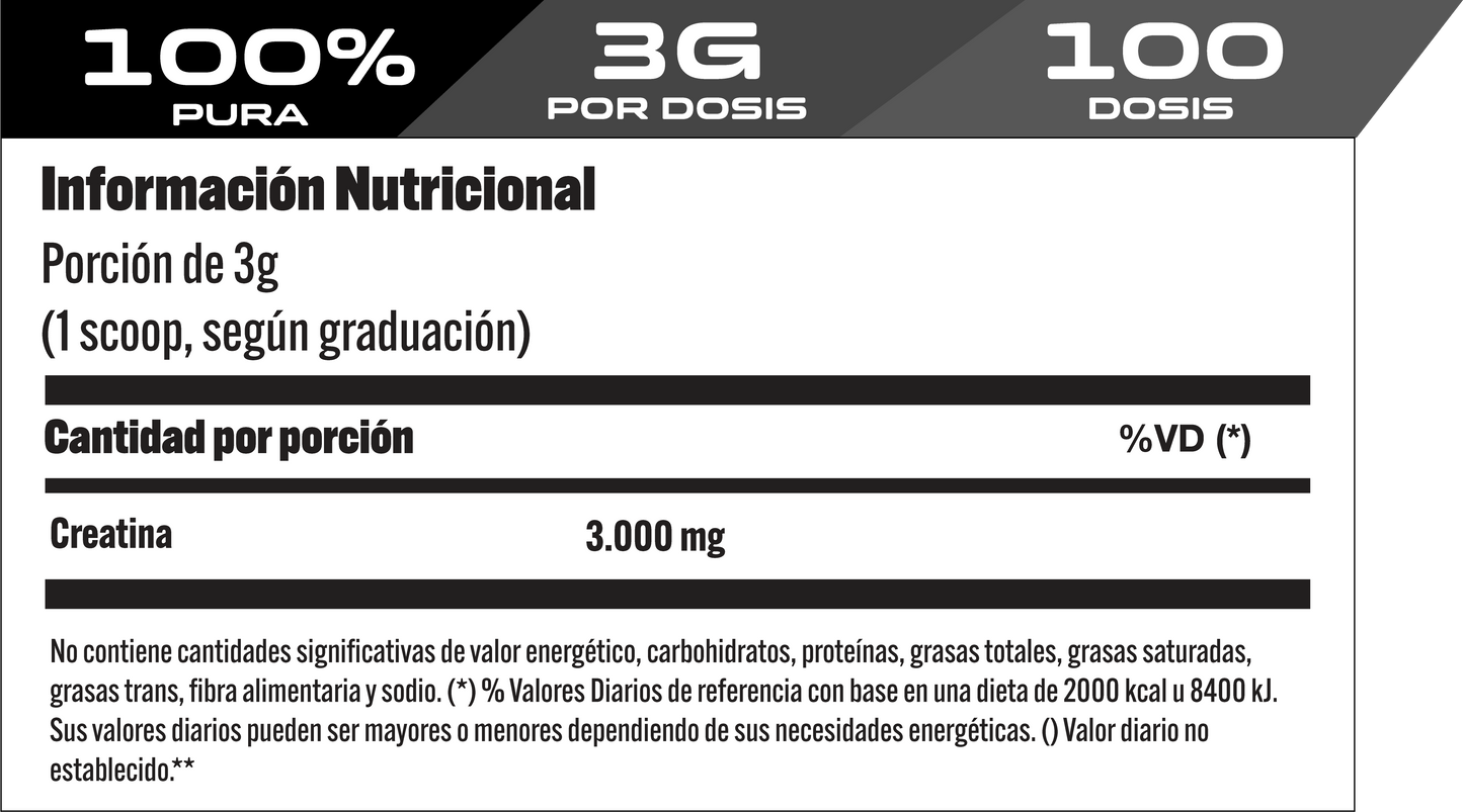 XPro Nutrition - Creatina 100% Pure - 300 Grs