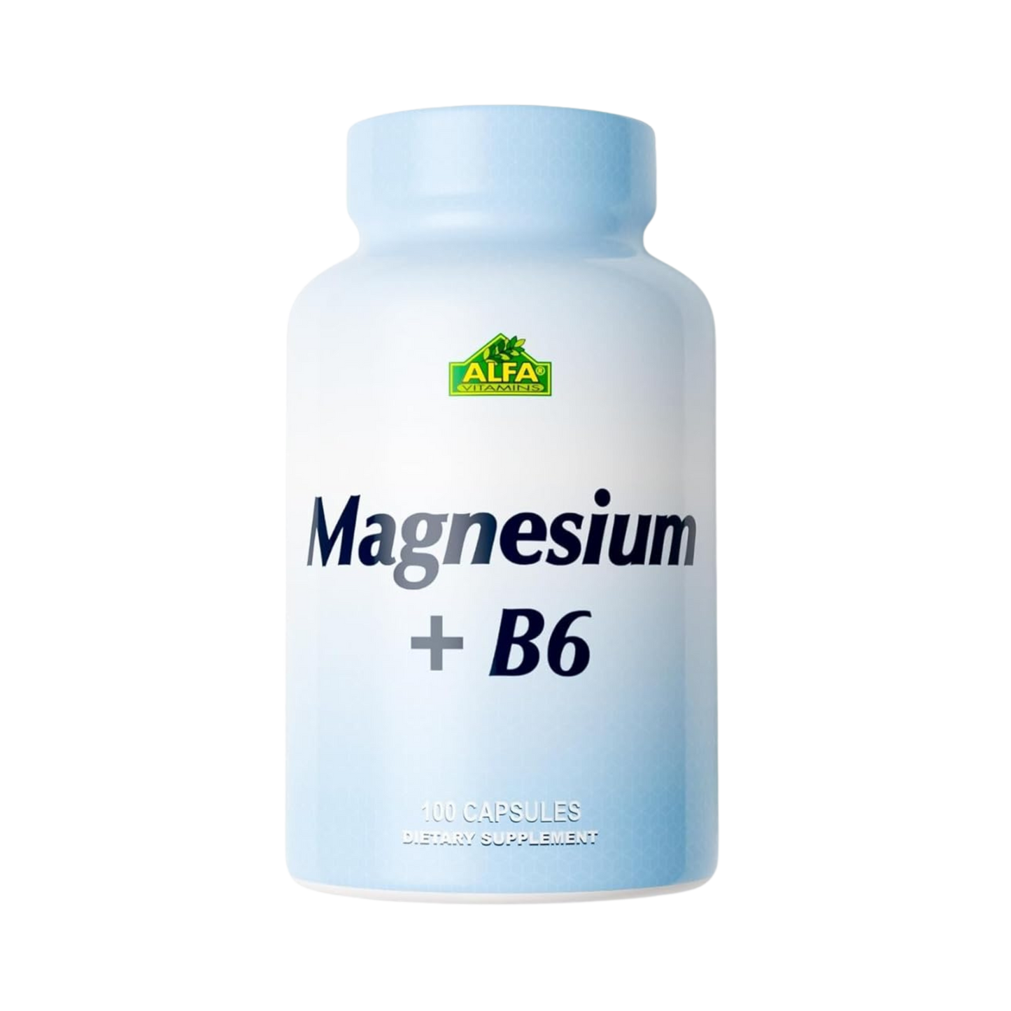Alfa Vitamins Magnesium + B6 500 Mg 100 Caps