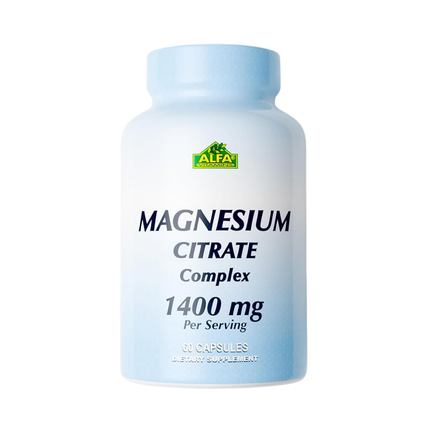 Alfa Vitamins Magnesium Citrate Complex 1400mg 60 Caps
