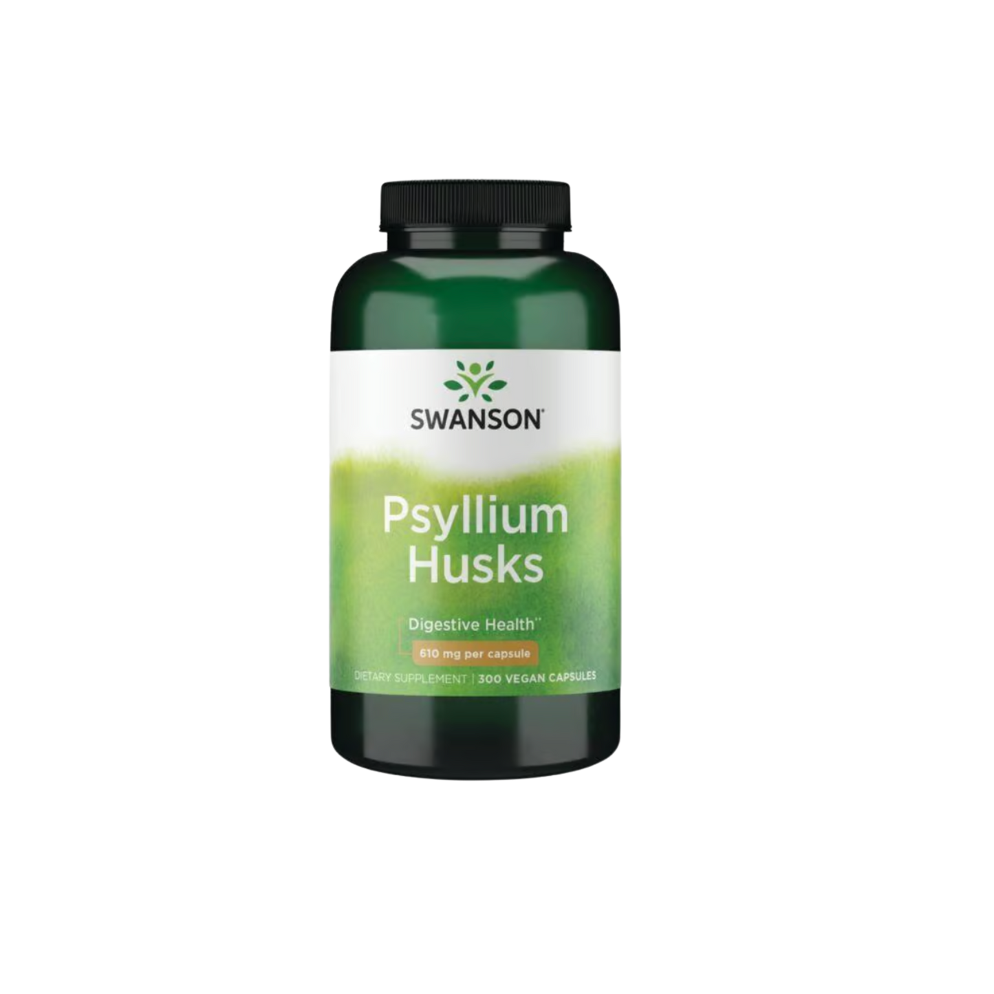 Swanson Psyllium Husks 610mg 300 Veggie Caps