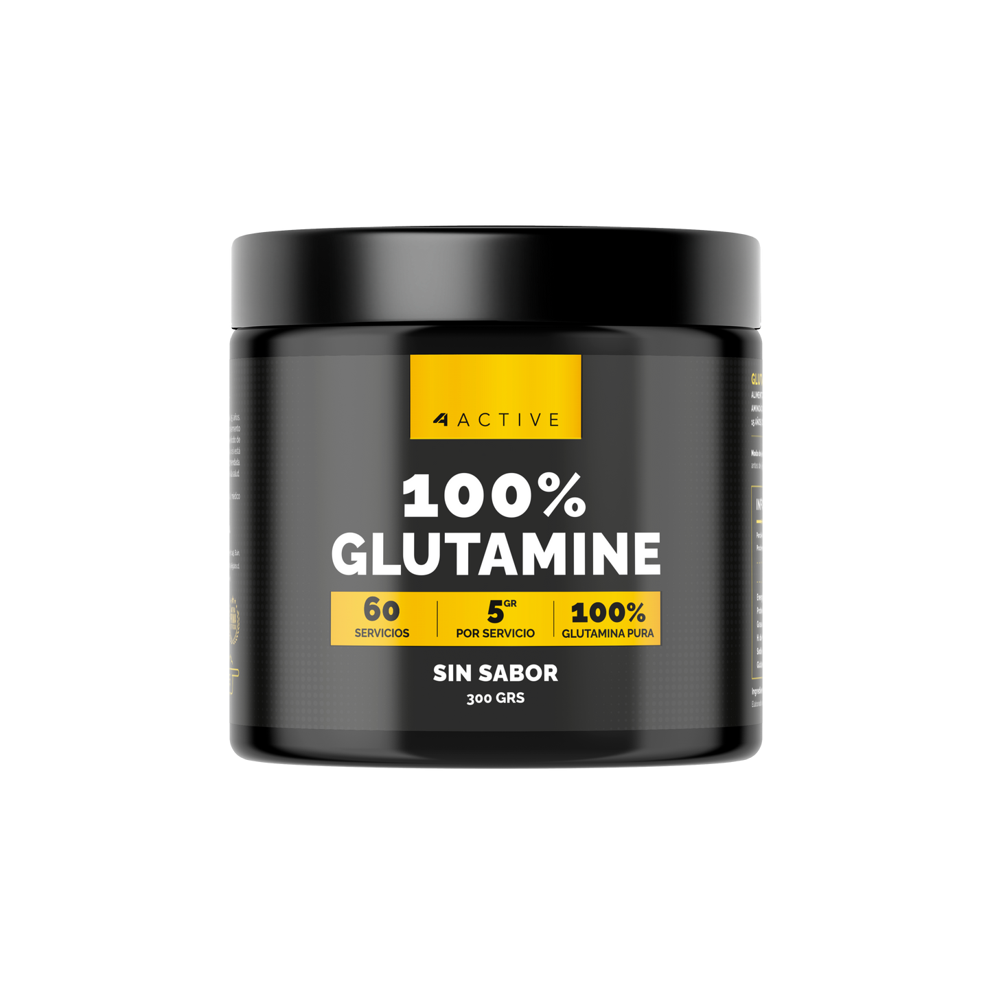 4Active 100% Glutamine - 300 Grs