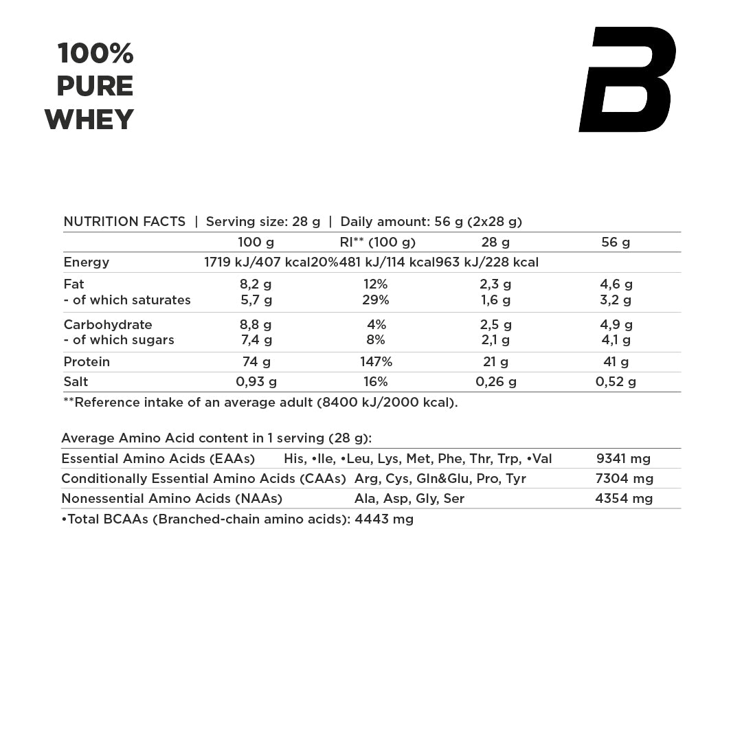 BioTech 100% Pure Whey 5 Libras 81 Servicios