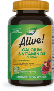 Nature's Way Alive! Calcium + D3 Gummy 60 ct (HFS)