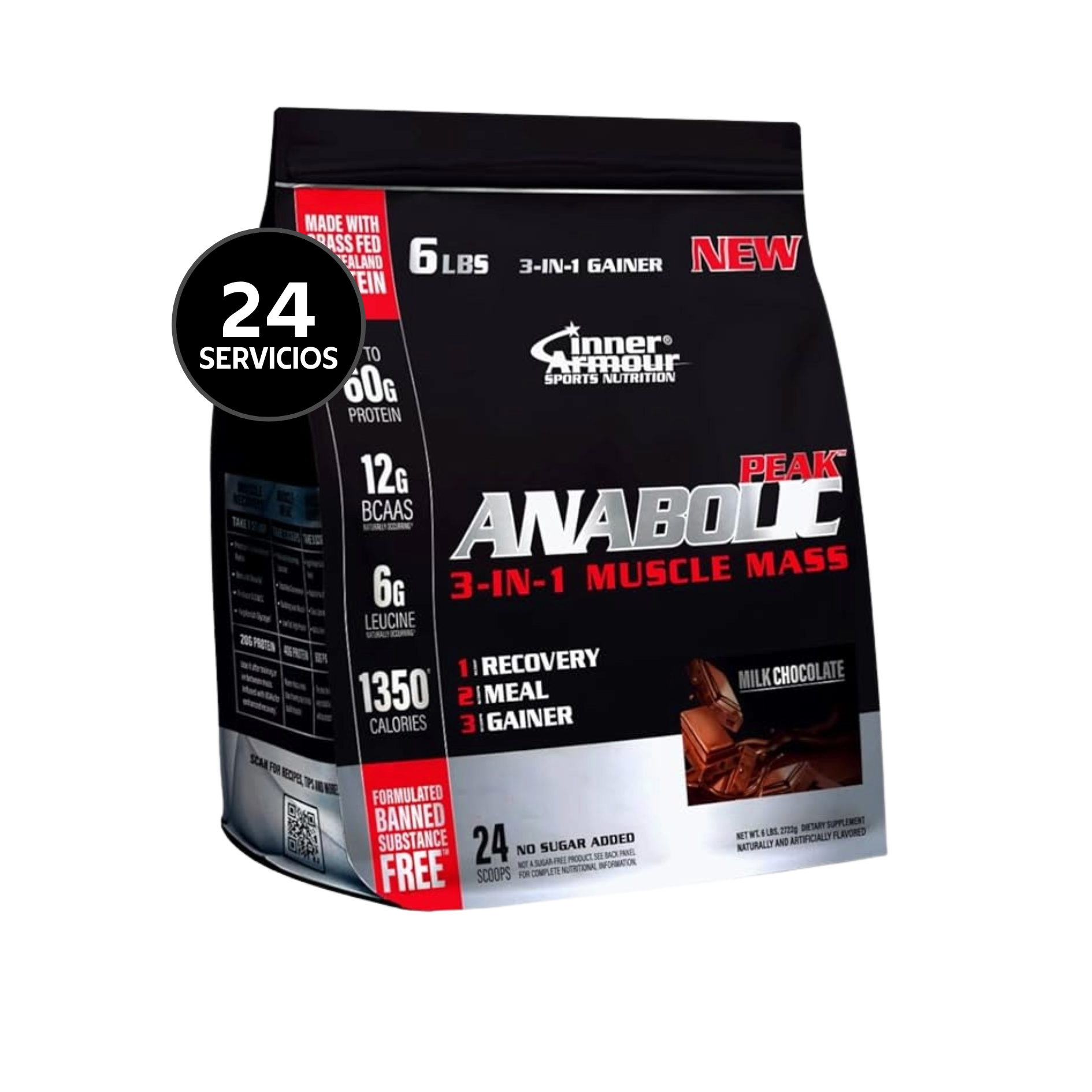 Anabolic Peak Inner Armour - 6 Lbs / 24 Servicios