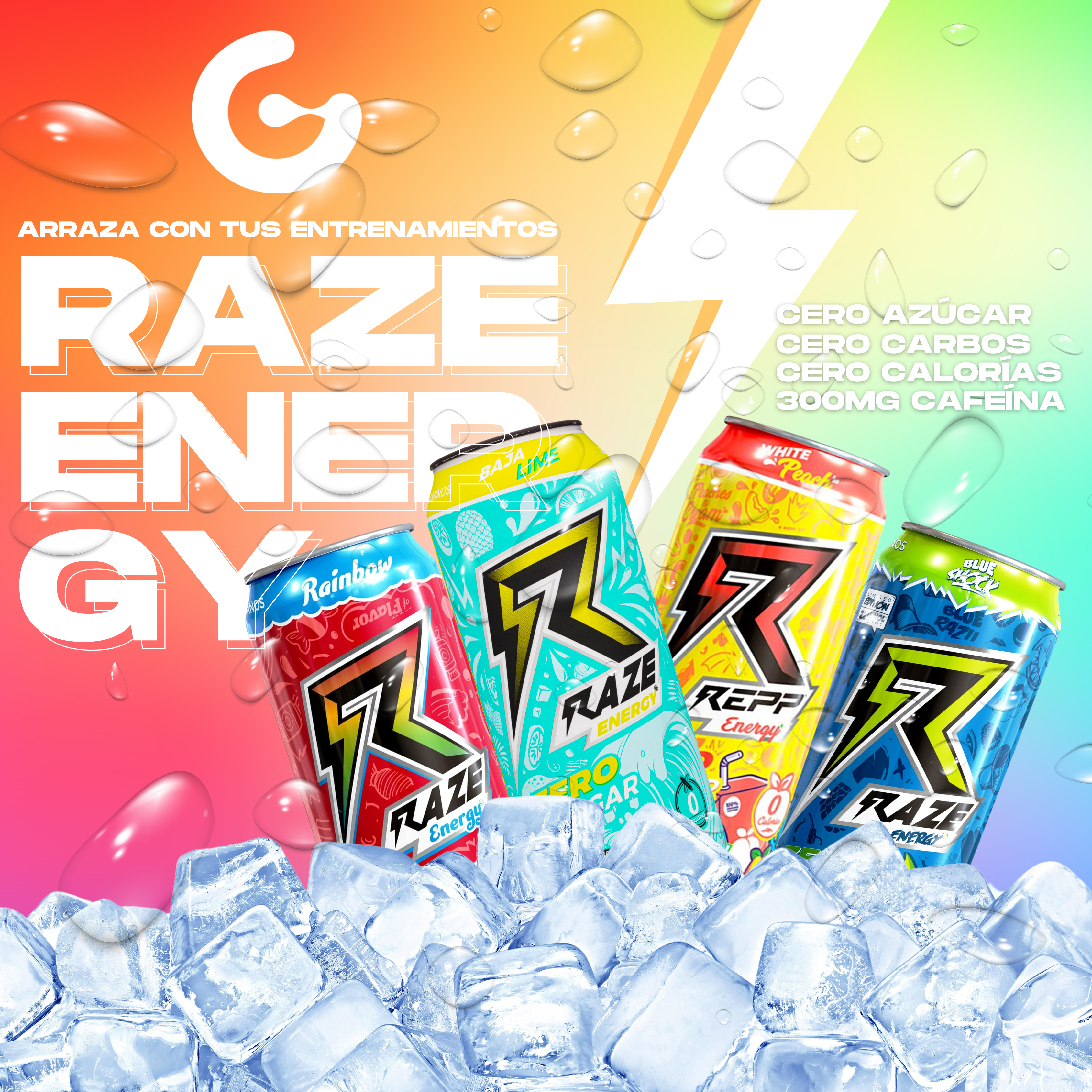 Display 12 Unidades - Raze Energy Drink - 473 Ml X 12