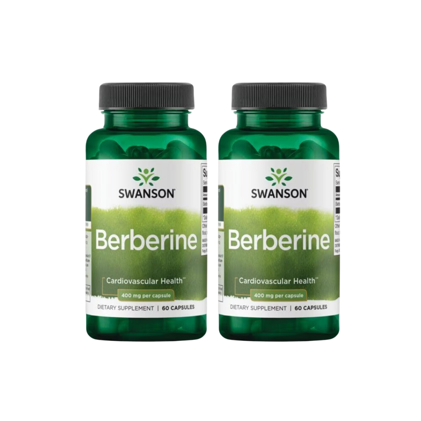 Pack - Swanson Berberine 60 Caps -  2 x $61.183