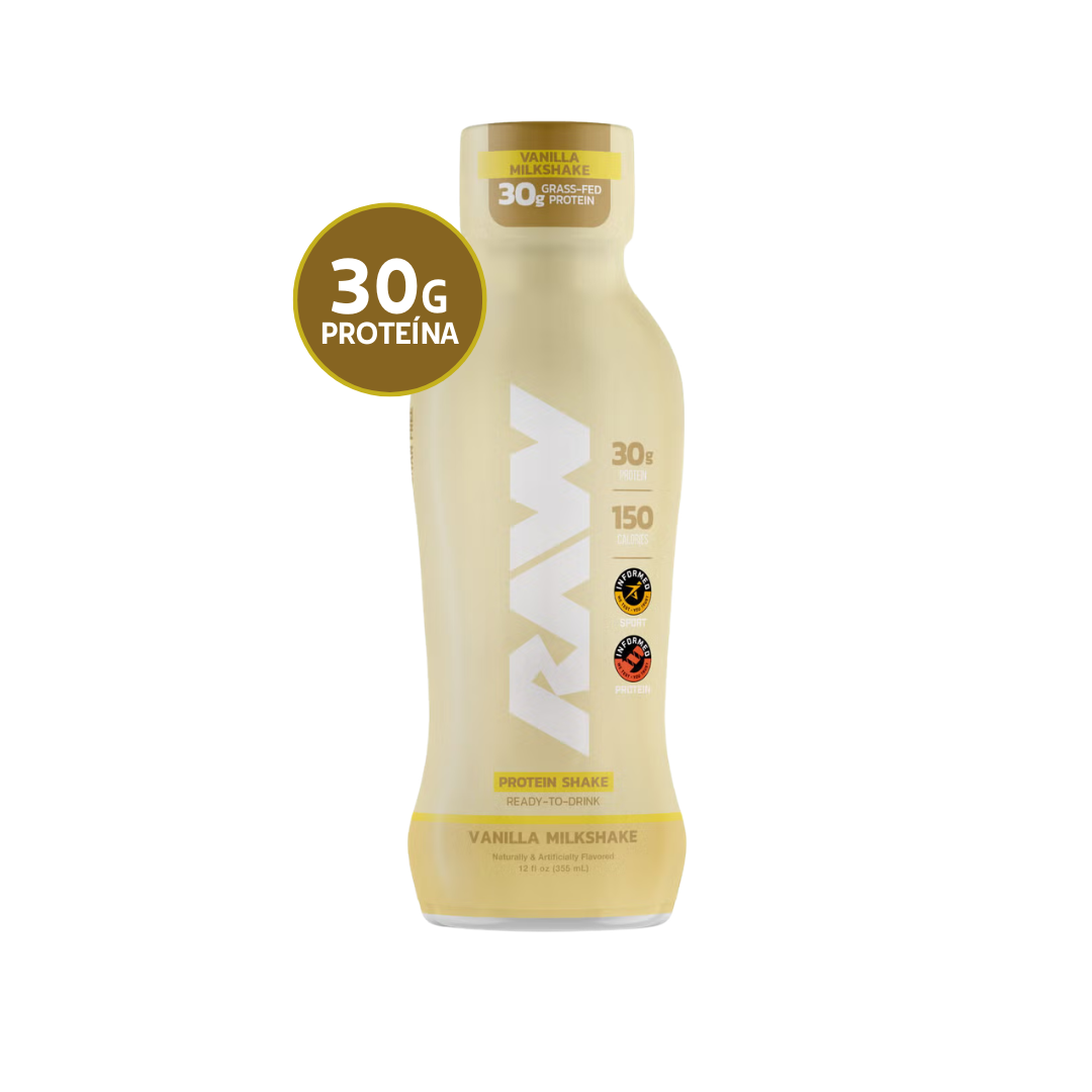 RAW Nutrition Protein RTD 12 oz | 12 Pack · Batido de Proteína Listo para Tomar · Alto en Proteína