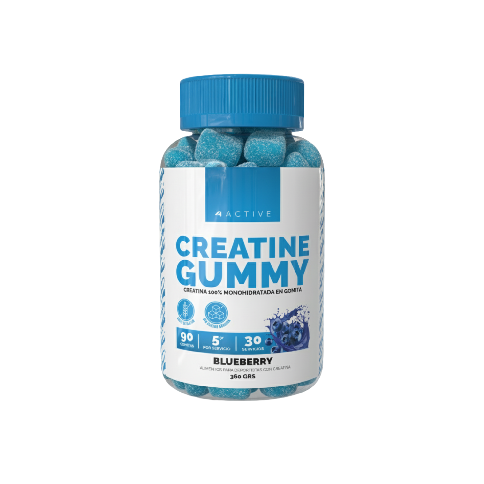 Creatine Gummy 4active 90 gomitas