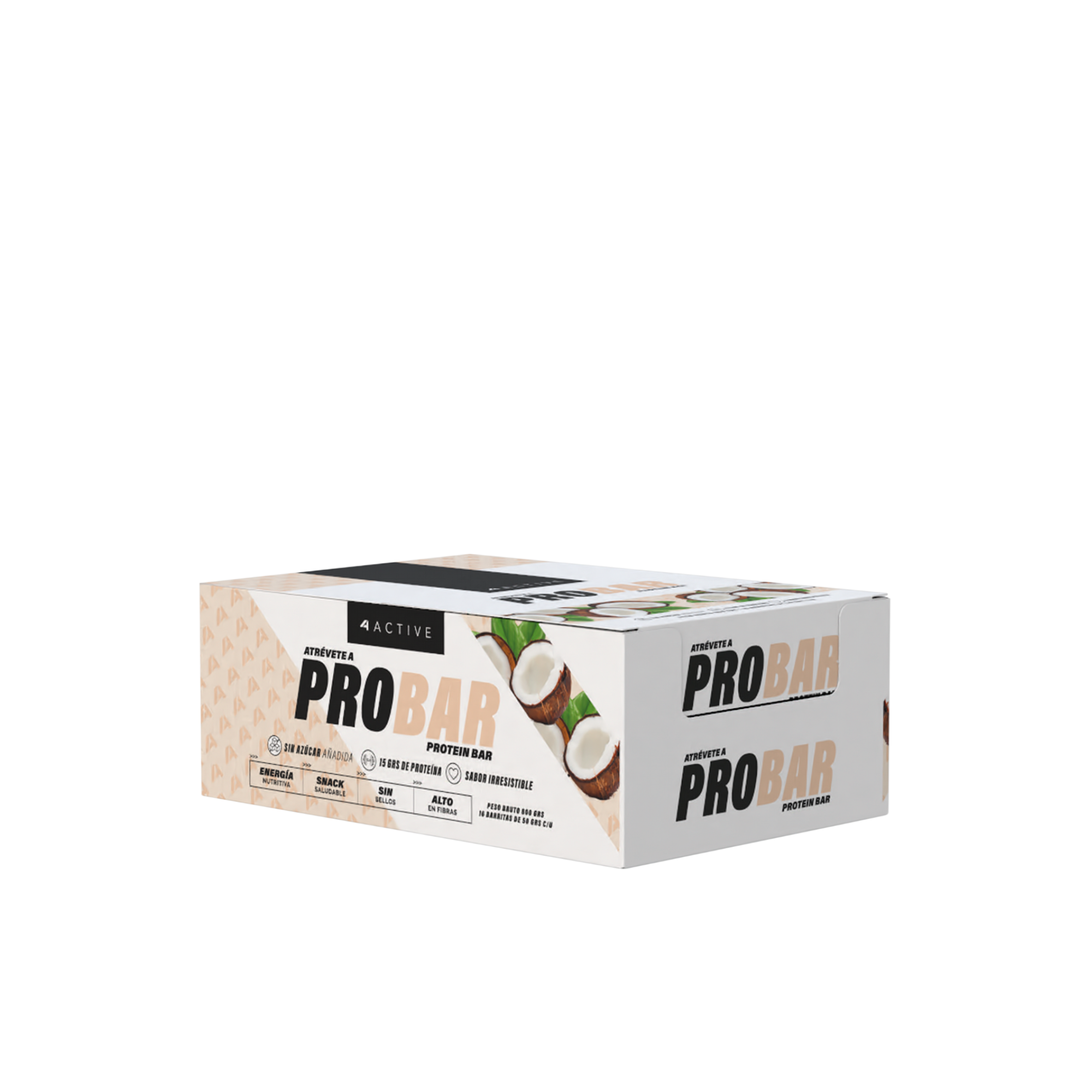 4active Probar Protein Bar 50G Caja 16 Unidades