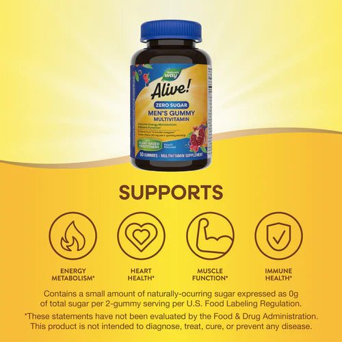 Alive Men's 50 Gummy Multivitaminico Nature's Way