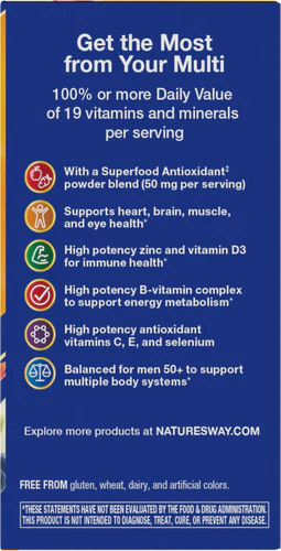 Alive! Men's 50+ Nature's Way Complete Multivitamin