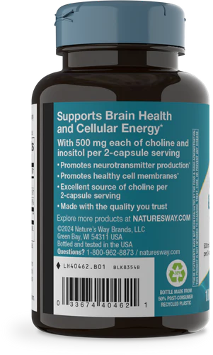 Choline & Inositol Nature's Way 100 capsulas