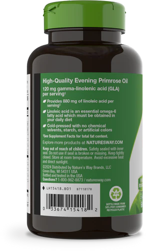 Evening Primrose Nature's Way 1300 mg 60 softgels