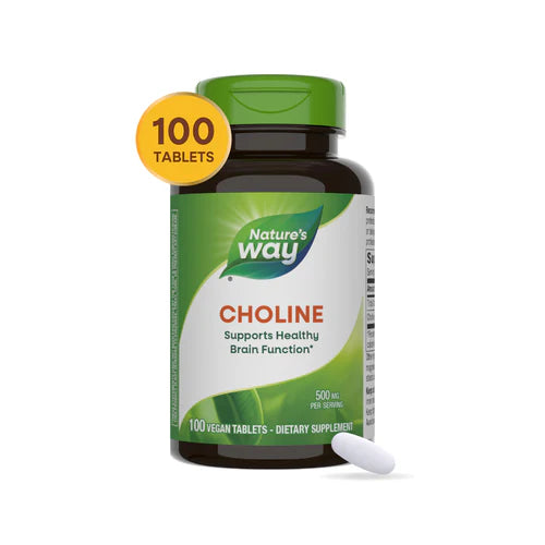 Choline Nature's Way 500 mg 100 tabletas