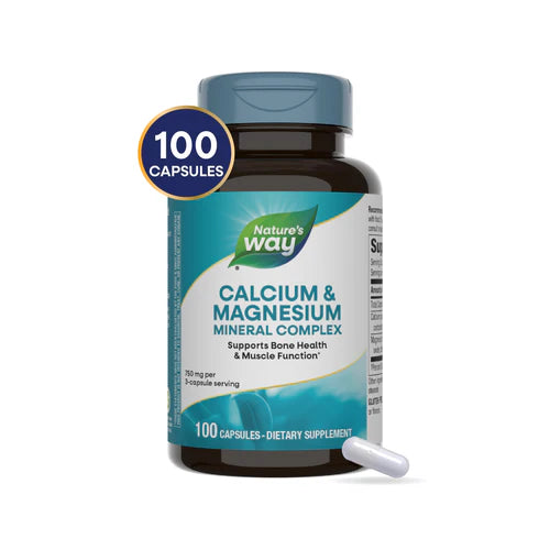 Calcium Magnesium Nature's Way 250 capsulas