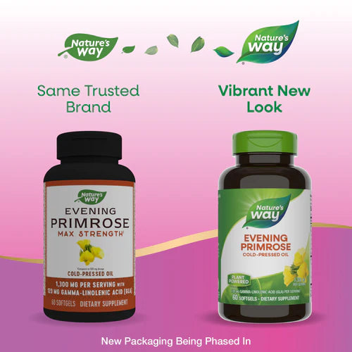 Evening Primrose Nature's Way 1300 mg 60 softgels