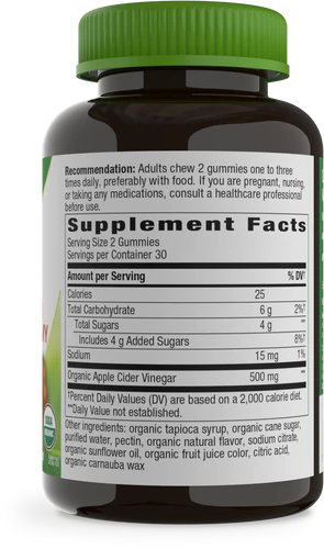 Apple Cider Vinegar 60 Gummy Nature's Way
