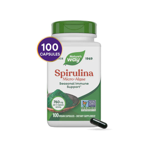 Spirulina Micro Algae Nature's Way 100 capsulas