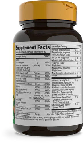 Alive! Diabetic Multivitamin Nature's Way 60 tabletas