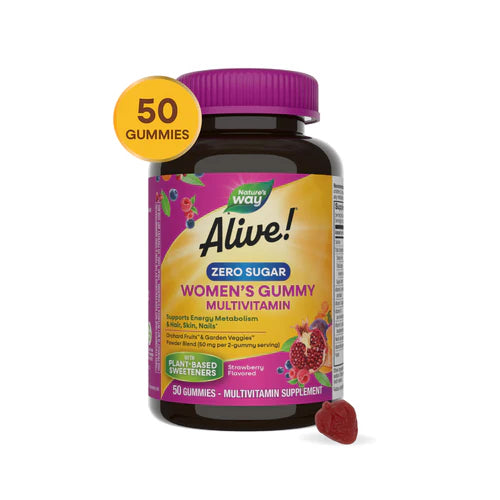 Alive! Zero Sugar Nature's Way Women's Gummy Multivitamin