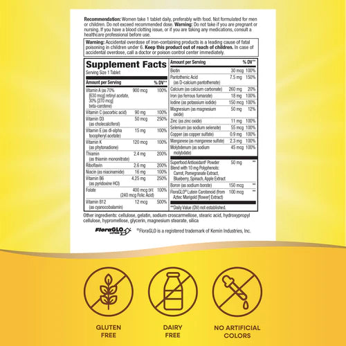 Alive! Women's Multivitaminico Nature's Way 50 tabletas